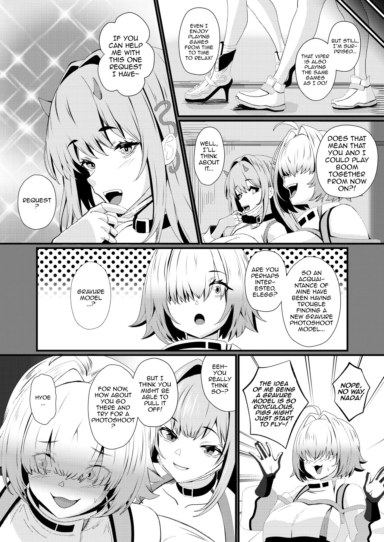 Hentai Manga Comic-I tricked the introverted NIKKE into appearing in a raw sex AV by telling her it was a gravure photoshoot!!-Read-3